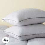 라뽐므 라뽐므 노르빅 중량 조절 호텔 베이직 베개솜 애쉬그레이 50 x 70 cm 4개