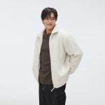 스파오 QR 덤블 플리스 집업 SPFZE4TC91