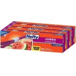 헤프티 Hefty Slider 점보 보관 가방 9 5L 2 5갤런 사이즈 12개 9개 팩 총 108개 Count 844867 45