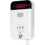 가스 센서 LPG 천연 누출 감지기 음향 경보 LED 디스플레이가 플러그인 모니터 주방 주유소 차고용