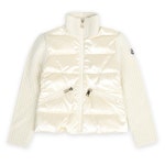 몽클레르 MONCLER 몽클레어 키즈 하이넥 니트 믹스 집업 패딩 자켓 8 10A 9B00011 M1241 034 K1732172095242034NO01