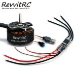 RevvitRC 아웃러너 브러시리스 모터 3 샤프트 AM32 50A 3-6S 32 비트 자동차 ESC RC 1 10 2-4S 14 극 H3110 2250KV 1850KV