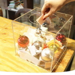 기념일 추첨자 뽑기 응모 아크릴 박스 투명 응모함