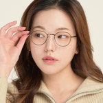 크라운판토 둥근 남자 여자 블루라이트 가벼운 편한 얇은 안경 G0106