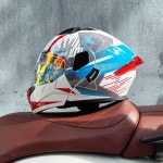 헬멧 하이바 풀페이스 반모 배달 바이크 오토바이 스쿠터