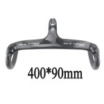 자전거 RXL 로드 바이크 카본 핸들 바 스템 3K 광택 400 420 내부 라우팅 드롭 17 420x90mm 1개