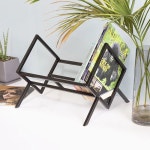 철제 LP보관함 LP랙 프레임 3단 정리 꽂이 보관함 진열장 렉 디자인 2