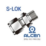 S LOK 메일콘넥타PT SMC R스텐 락피팅 튜브피팅 에스락 4X3 8 1개 SMC-4-6R-S6 1