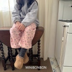 2024겨울 미니봉봉 꽃밭바지 맘free 맘커플 겨울바지 기모바지 털바지 3만원이상 겨울신상 유아 아기 아동복 키즈 주니어