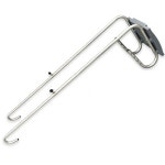 선외기 지지대 고무 보트 엔진 거치대 모터 고정 가이드 롱형 네 개의 선체 지점 풀 두 개