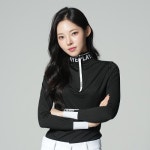 제이엘리 여성 골프웨어 레터링 반목 긴팔 골프티셔츠 S 55