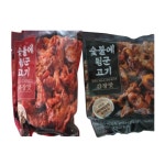 숯불에 뒹군 고기 180g 12팩 간장맛 6팩 고추장맛 6팩 국내산한돈 캠핑 야식 안주