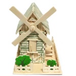 초등 나무 울타리풍차 만들기 어린이집 유치원 노인 미술재료 문화센터 5세