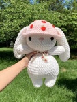 뜨개 애착 인형 만들기 DIY 코바늘 패키지 손뜨개 봉제 토끼 1개 B 골룸 버니 재료 팩