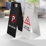 스텐 미니A자 입간판 주차금지 미끄럼주의 TOll29