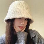 뽀글이 벙거지 겨울 버킷햇 털모자 비니 겨울 두꺼운 벙거지 보온 모자 버킷햇 방한 털