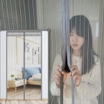 스트라이프 현관 방충망 모기장