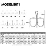 고탄소 트레블 후크-슈퍼 샤프 솔리드 사이즈 1 -14 트리플 가시 스틸 루어-지깅 20 개