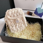 코바늘 손뜨개 뜨기 네트백 망스티치 가방 핸드폰 diy