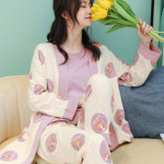 유럽풍 임산부 잠옷 상하의 세트 h8272 L