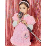 프렌치캣 프렌치캣2 PK 스팽클 벨벳 OP ch 반팔 라운드 여아 Q46DBO070 120