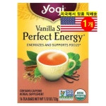 Yogi Tea 퍼펙트 에너지 건강 관리 바닐라 스파이스 허브 티 무카페인 32g 16개입 2개