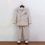 베베몽스토리 남아용 모던보이 정장 벨벳 7종 세트 130