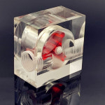 2 웨이 G1 4 스레드 PC 유량계 용 물 냉각 사무실 측정 도구 고정밀 아크릴 표시기