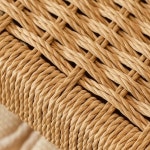 라탄스툴 엔틱의자 현관 단단한 의자 원목 나무