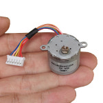 마이크로 기어 스텝퍼 모터 미니 2 상 6 선 기어 감소 스테핑 모터 DIY 에어컨 선풍기 스윙 모터 DC 12V 24BYJ48