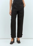 GANNI 가니 24 F W 가니 트위드 SUITING 팬츠 099 B0111493407