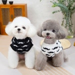 Lovin pet 강아지옷 조끼 가을옷 겨울옷 콧수염 후리스 플리스 티셔츠 실내복 수염