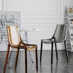 원형 유리 협탁 투명 테이블 사이드테이블 인테리어