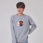 후드 맨투맨 남성티셔츠 남자티셔츠 키밍 고양이 야옹이 캐릭터티 긴팔티