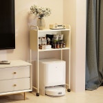 스말켓 로봇청소기 수납장 로보락 거실 선반 틈새장 소형 S 보관함 1 40 오크 홑겹 이동