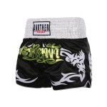 무에타이 반바지 자수 복싱 태국 격투 팬츠 무술 격투복 11 A175 muay thai 1개 B