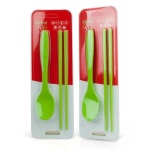 실리콘수저 젓가락세트 도시락스푼세트 그린