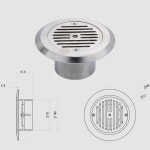 수영장 배수구캡 배수 스텐 뚜껑 트랩 거름망 욕조 배수구용품