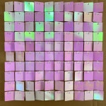 스퀘어 쉬머 벽 패널 생일 파티 배경 장식 반짝이 스팽글 웨딩 21 Iridescent 1개 A 24 Pcs
