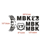 MBK 오토바이 개조 장식용 스티커 반사 방수 데칼 액세서리