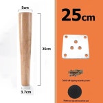 가구용 천연 원목 테이블 다리 캐비닛 드레서 커피 침대 소파 교 1개 16 A-25CM-4PCS