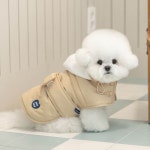 펫츠랜드 강아지겨울옷 강아지 애견 패딩조끼 포레케이프패딩