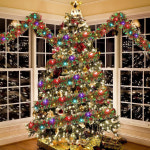 크리스마스 트리 리스 장식 LED 모루장식 5M