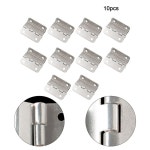 10PCS 나무 상자 경첩 직각 하드웨어 개선 예비 부품 캐비닛 도어 가구 피팅 China Mainland