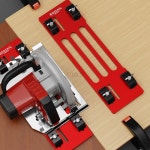 알루미늄 포지셔닝 원형 가이드 레일 합금 플레이트 하단 절단기 베이스