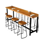 홈바 다찌 식탁 테이블 슬림 업소용 카페 창가