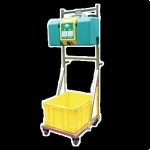 노란색 53L 플라스틱 세안기 세안 워셔 카트 과학실 탄소강 5L 아이워셔 비상세안기 8갤런 벽걸이 세안기