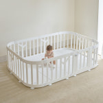 아이팜 아이팜 버치 베이비룸 라운드 10P 매트세트 유아울타리 안전가드 아기침대 1400X2115