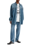모스키노 MOSCHINO denim shirt with pockets 0285 J0221 0222