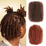 아프로 킨키 컬리 합성 브레이드 헤어 익스텐션 DIY Good Omens Cosplay 10 Inch 50 그람 몫 Dreadlocks Tw